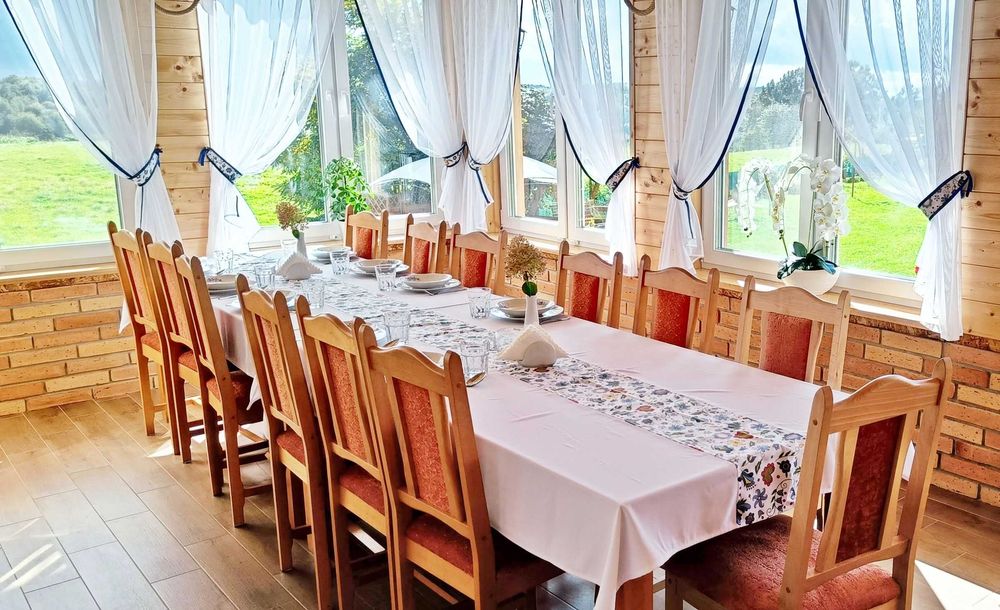 DOM NA KASZUBACH NA WYŁĄCZNOŚĆ max. 22 osób, blisko Wieżycy, kuligi!