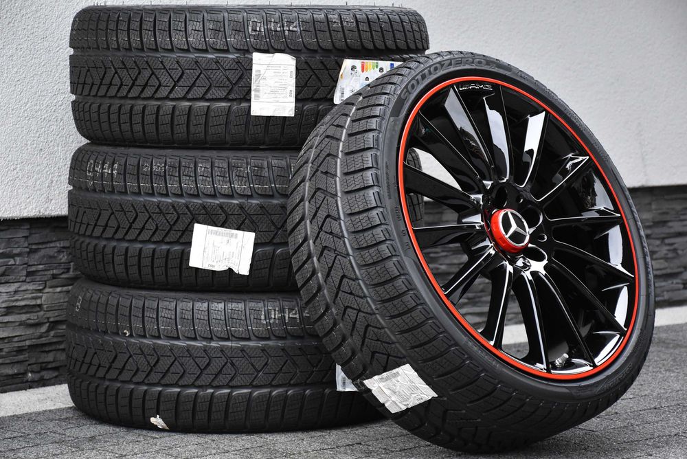 Nowe koła zimowe OEM Mercedes A35 A45 AMG W177 W176 CLA 45 CLA 35 C118 C178 X178 C174 X174 NIGHT 19" NOWE Pirelli 2026