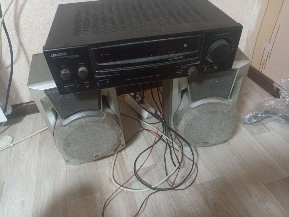 Торг. Ресівер Kenwood KR-A4060 и колонки LG FE-879E 6Ом