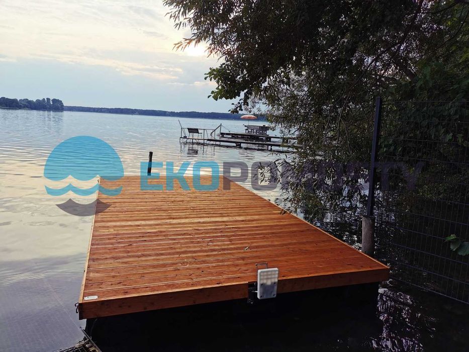 Pomost pływający, platforma pływająca, tratwa 6x3m - 18mkw