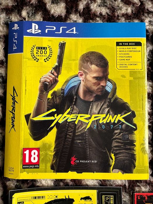 Pacote de material CyberPunk 2077 (Day One Edition) PS4