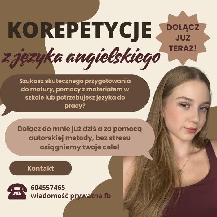 Korepetycje z języka angielskiego | przygotowanie do matury