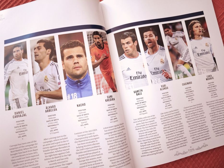 Programa Oficial Final Champions 2014 - Real Madrid/Atlético Madrid