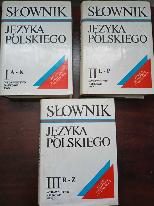 Słownik języka polskiego PWN - 3 tomy