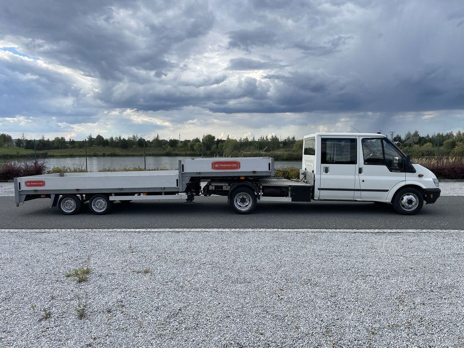 Ford transit mały ciągnik siodłowy kat B+E autolaweta MINI TIR