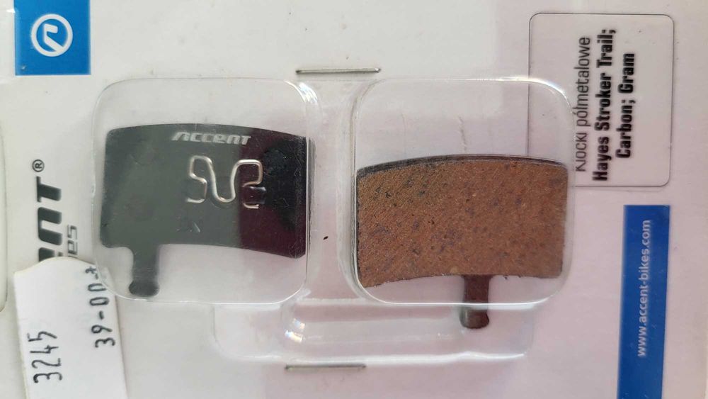 Klocki do hamulca tarczow, HAYES STROKER TRAIL, CARBON, GRAM półmet.