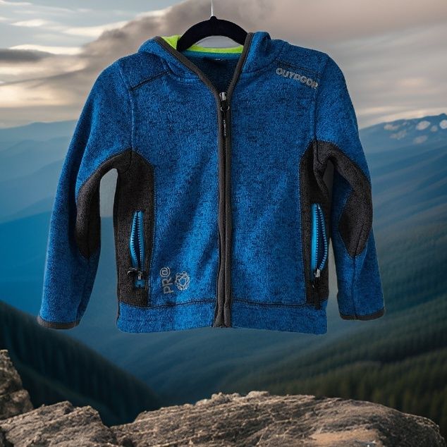 Bluza outdoor rozpinana z kapturem rozm. 98