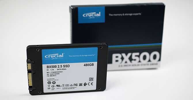 Crucial BX500 480 GB (CT480BX500SSD1) SSD накопитель НОВЫЙ!