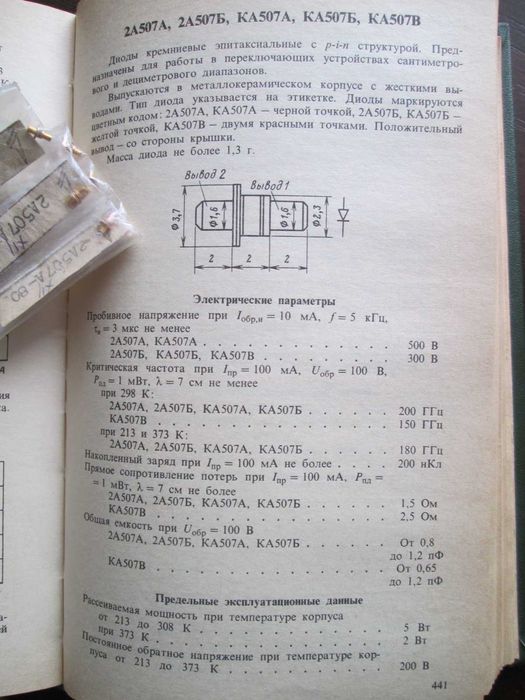 Діод 2А507А  PIN-діод