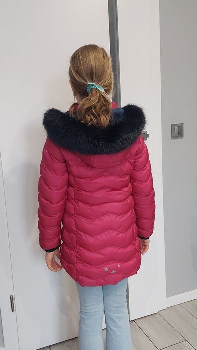 Kurtka zimowa dziewczęca 128