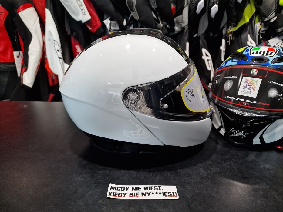 Kask AGV SPORTMODULAR - CARBON/WHITE 'XL !Ostatnia! !Sklep! !Promocja!