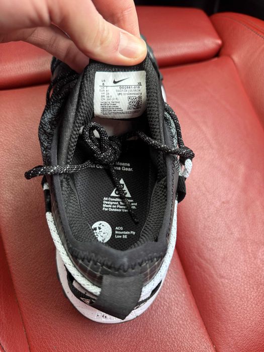 (ОПЛАТА ПІСЛЯ ОГЛЯДУ)Nike Acg Mountain Fly Gore-tex Black White Найк