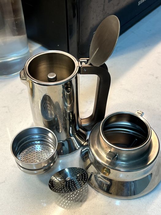 Cafeteira Moka Alessi 9090 3 Chávena - Usada 1 Mês (Na Caixa)