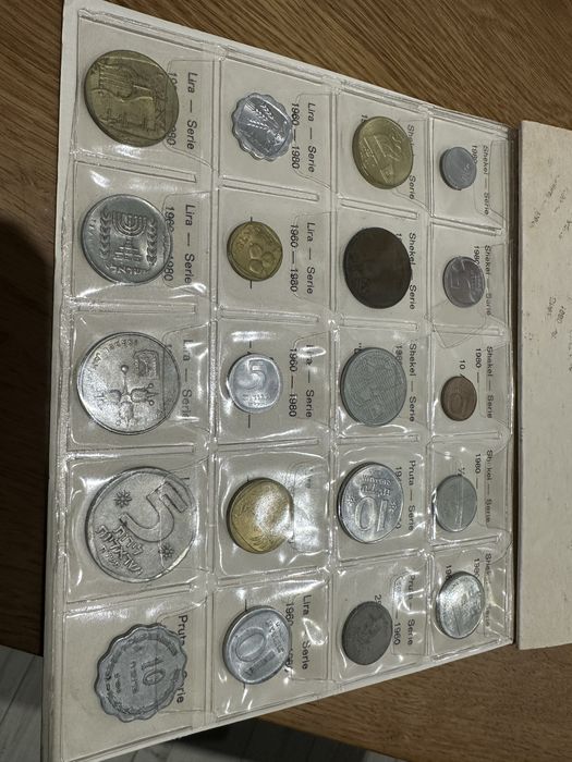 Coleção 20 moedas Israel