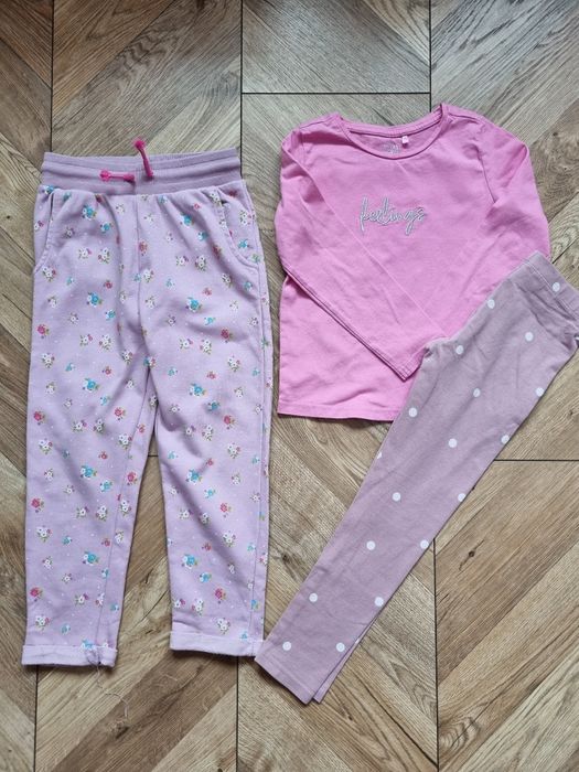 Zestaw paka ubranek dla dziewczynki Zara h&m Next 110