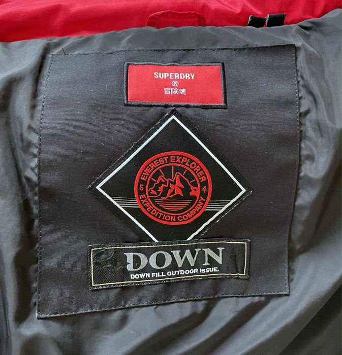 Kurtka puchowa Superdry jak nowa. Dostawa gratis