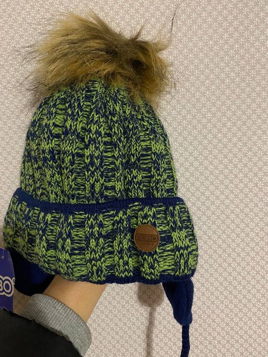 Шапка + шарф зимова 50/54 до 54 розміра