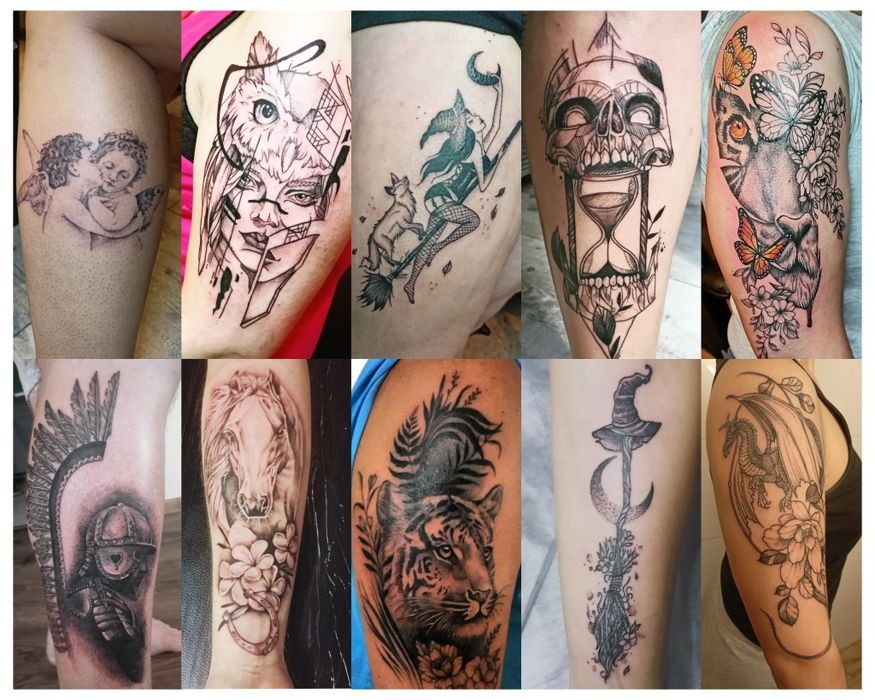 Tatuaż Katowice studio tatuażu szybkie terminy niskie ceny tattoo
