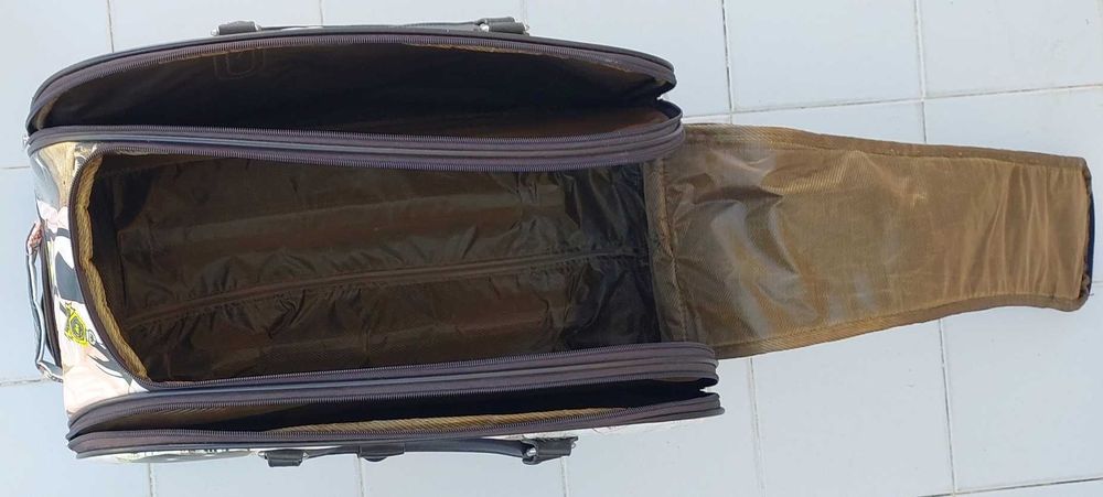 Mala/Trolley de Viagem com Rodas e com 3 Divisões