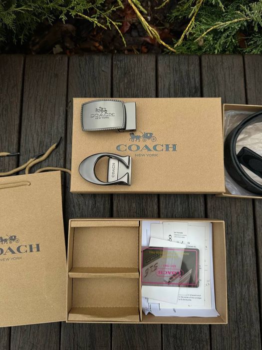 Чоловічий набір Гаманець від Coach Ремінь від Coach