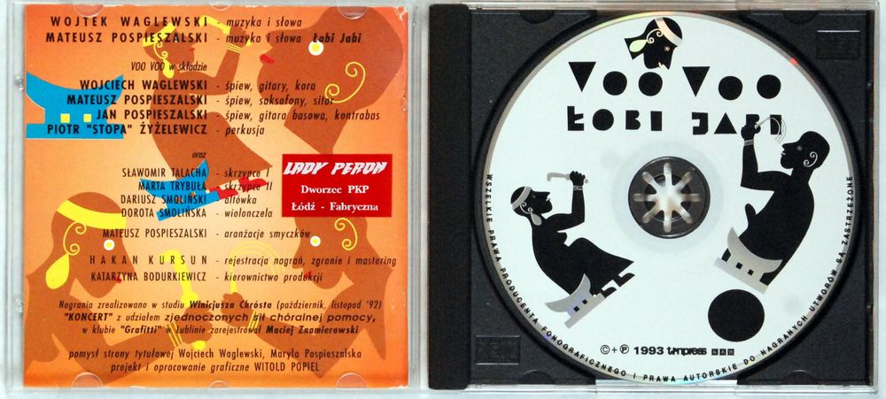 (CD) Voo Voo - Łobi Jabi (Tonpress) I Wydanie 1993r.