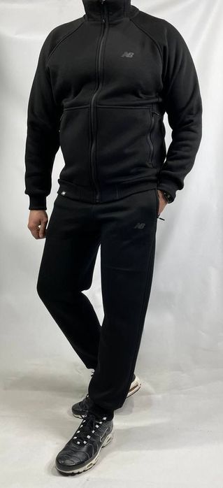 Мужской спортивный костюм New Balance зимний на флисе
