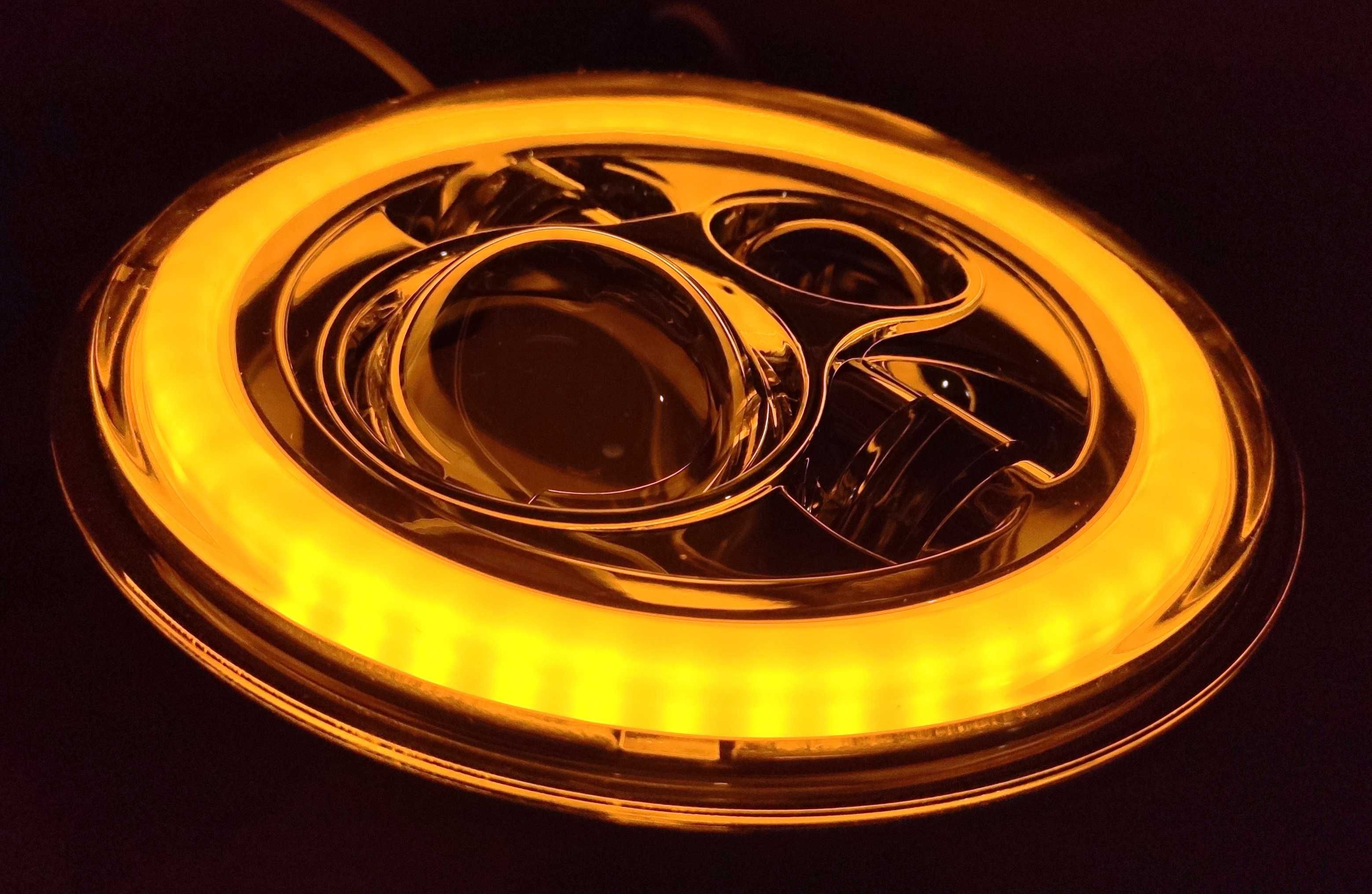 Ява Иж Фара 7" светодиод LED Н4 Планета Юпитер ВАЗ ГАЗ УАЗ ЗАЗ: 720 грн ...