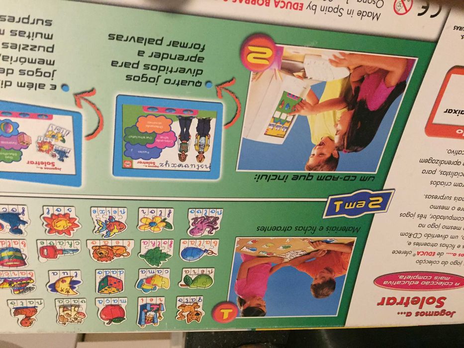 Puzzle criança 5-6 anos Aprender a escrever e soletrar - Marca EDUCA