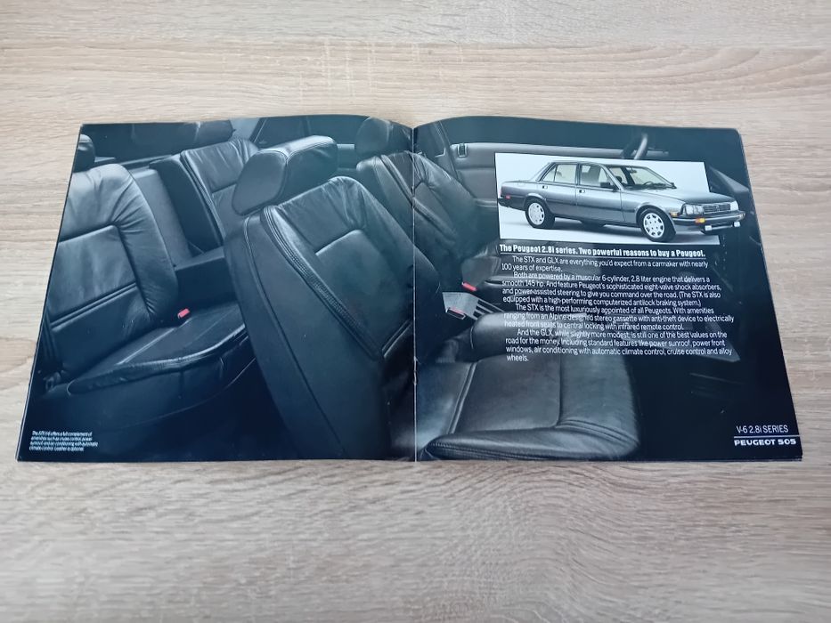 Katalog prospekt Peugeot  505