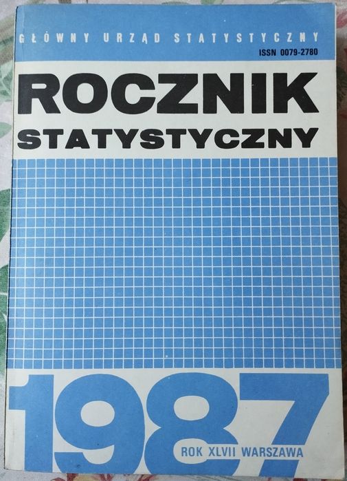 Rocznik statystyczny 1987