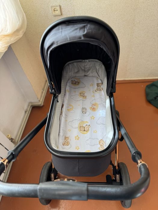 Продам Коляску 3в1 з авто кріслом Ninos Estrella Black Gold 2024