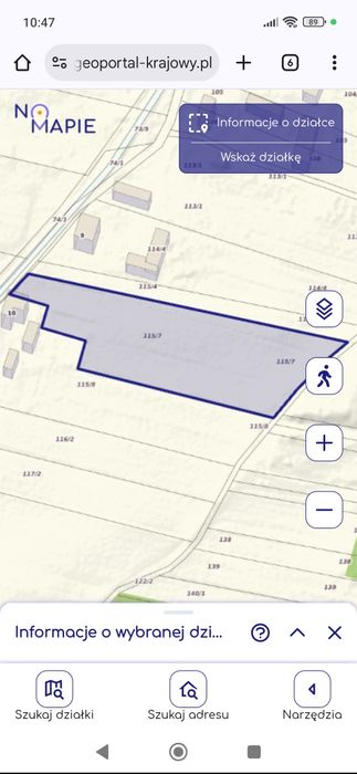 Sprzedam działkę 8662m²