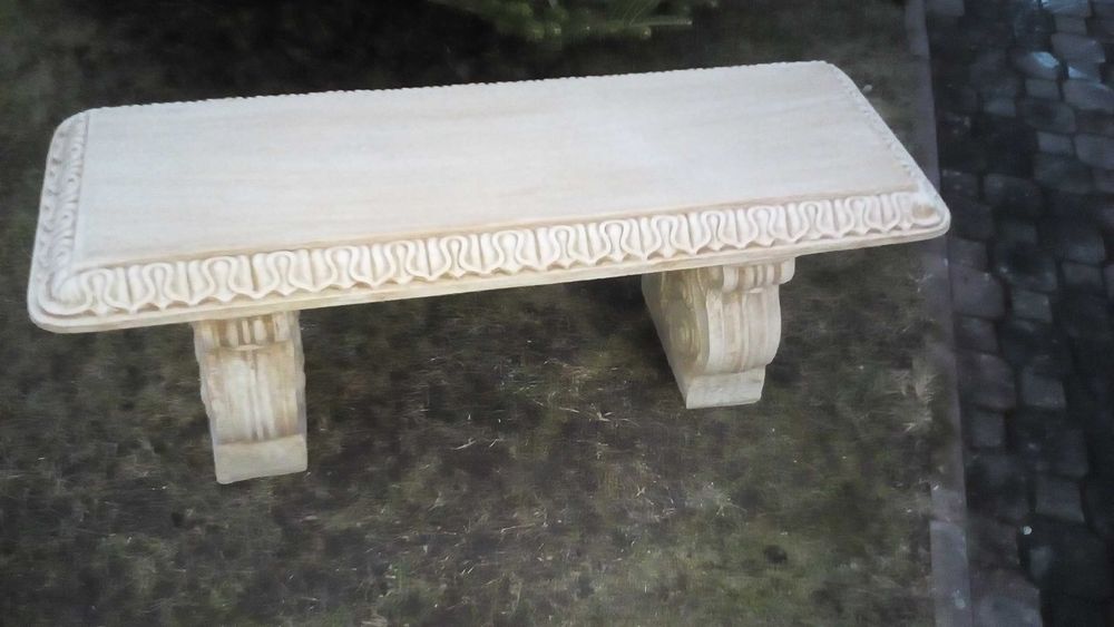 Figury ogrodowe betonowe ławka