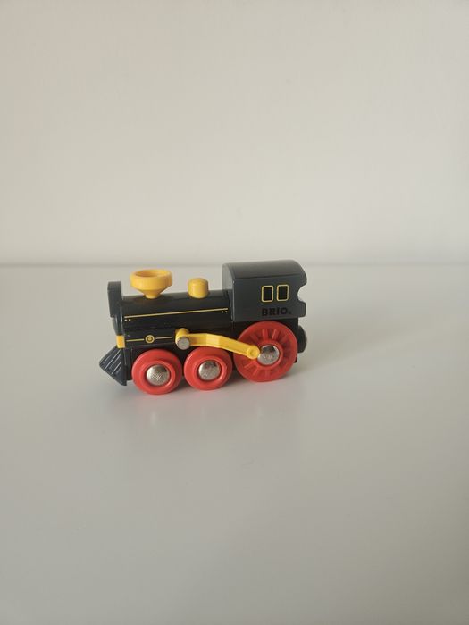 Drewniana lokomotywa BRIO 33617 Zabytkowy Parowóz do kolejki