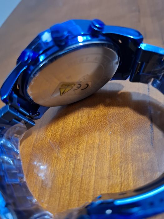 Relógio Quartzo Azul , Prova de Água