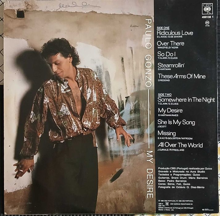 Paulo Gonzo - My Desire (LP)