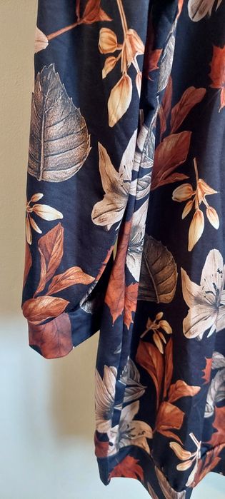 Nowa Elegancka sukienka damska Plus Size XL z długim rękawem