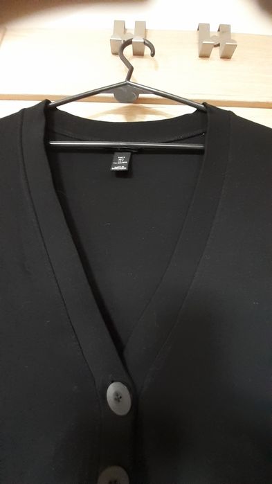 Czarny sweterek, h&M, rozm. M