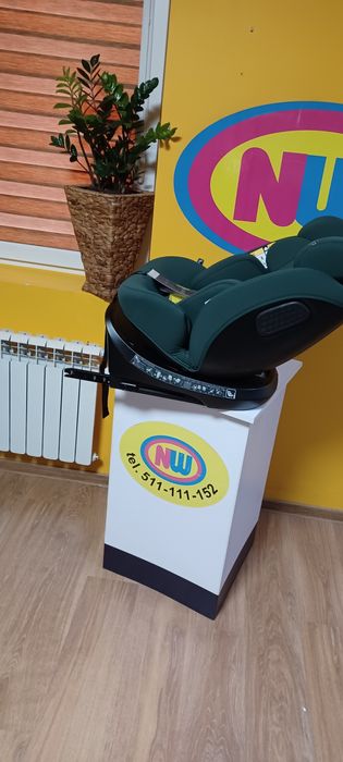 Nowy fotelik samochodowy obrotowy isofix SKLEP NW