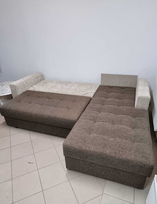 Narożnik rogówka sofa wypoczynkowa spanie