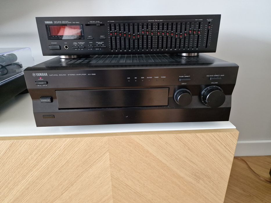 Wzmacniacz YAMAHA AX-596 + korektor EQ-550