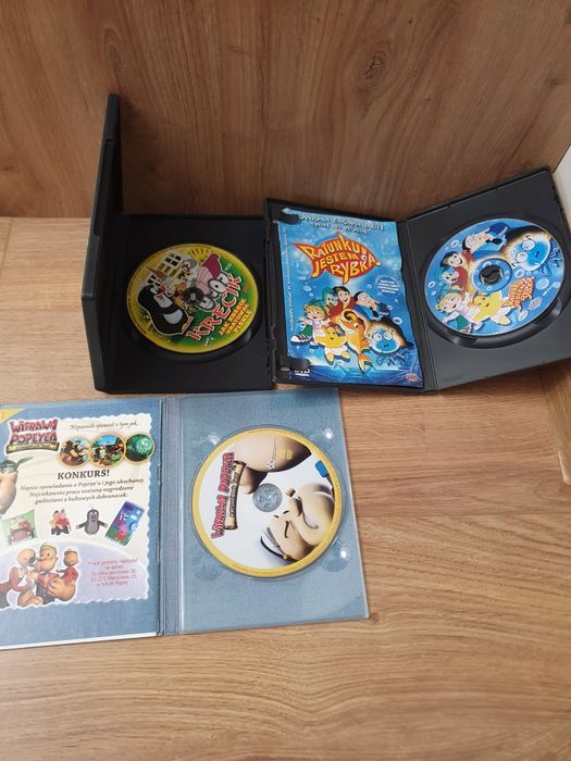 Płyty DVD I VCD dla dzieci 3 sztuki
