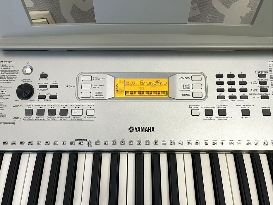 Професійний Синтезатор Yamaha YPT-360!!! Динамічна модель!!
