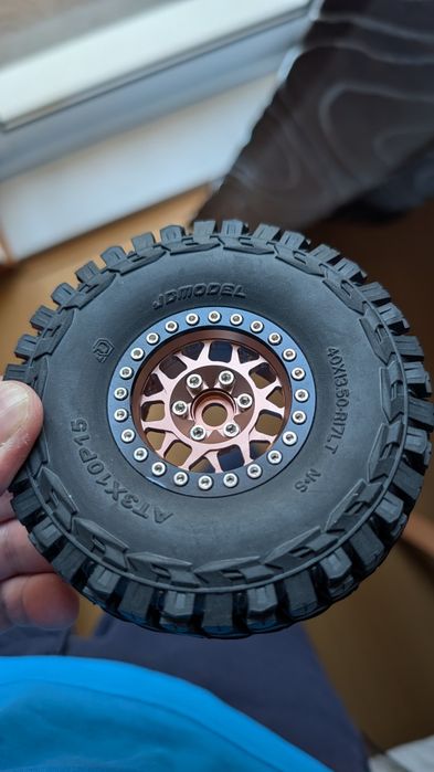 Jantes RC crawler/ scale com pneus