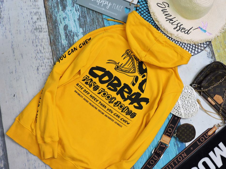 H&M Męska kanarkowa bluza Cobras M