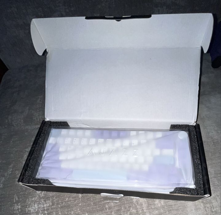 Механічна клавіатура AJAZZ AK820 PRO  білого кольору