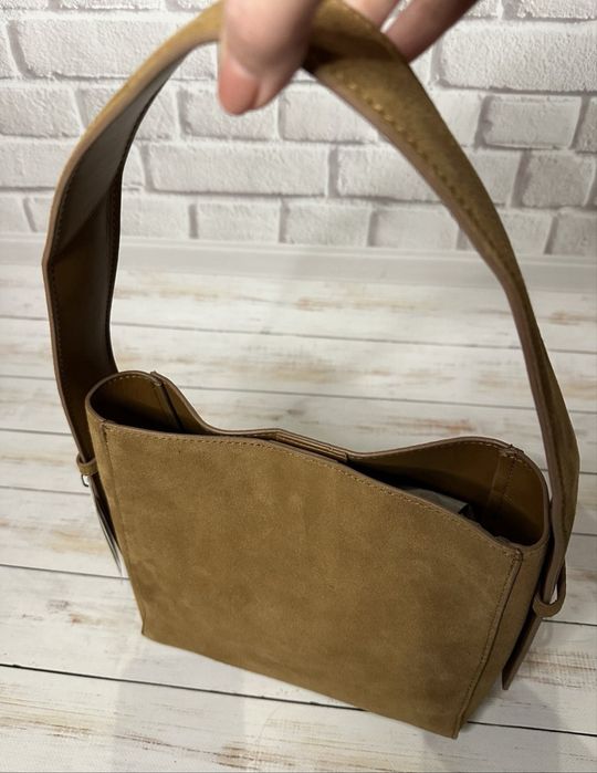 Сумка замшевая Mango