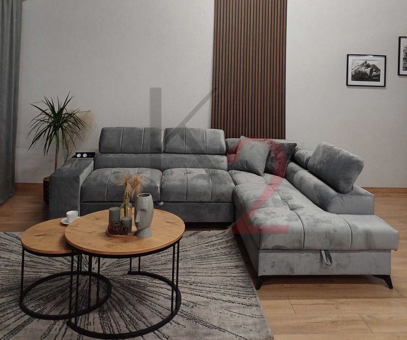 NOWOŚĆ, narożnik Fuks +USB, kanapa, sofa, łóżko  +gratis