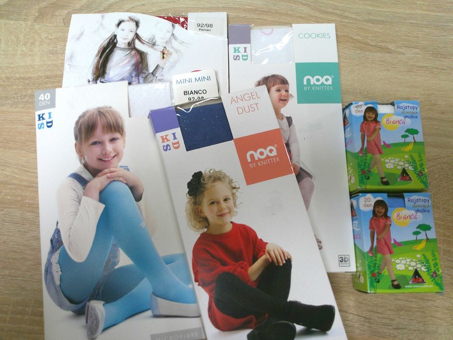 Rajstopy 92/98 zestaw 6szt