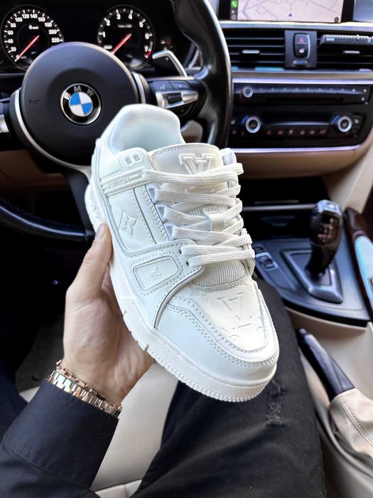 Кросівки Louis Vuitton Trainer Sneaker White Кроссовки Луи Витон 36, 37, 42, 44, 45
